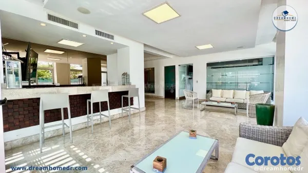 apartamentos -  Apartamento amueblado en alquiler en la perilla de dos habitaciones con Piscina 10