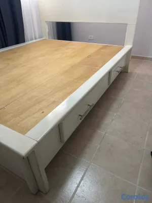 muebles y colchones - base cama queen 60 *80 en madera pino americano. 2