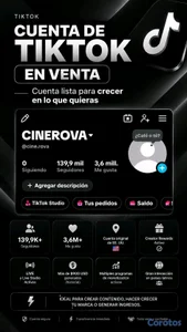 Cuenta de TikTok 🇺🇸 + 139k de Seguidores en Venta 🔥