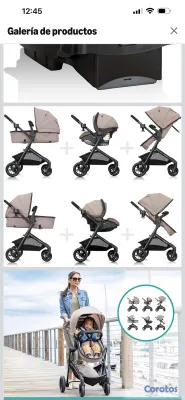 coches y sillas - Coche reversible y cómodo Portabebé desmontable Ba 11