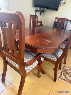 decoración y accesorios - Mesa en caoba  4