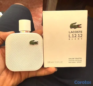 Perfume Lacoste L.12.12 Blanc de 100ml aroma limpi