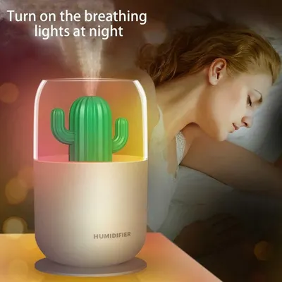 decoración y accesorios -  Humidificador Mini USB Cactus hogar dormitorio pulverizador de aire salud 3