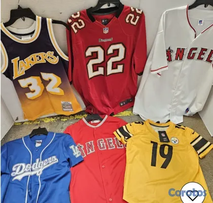 Artículos Deportivos - 6 camisetas deportivas auténticas/originales NBA/N 2
