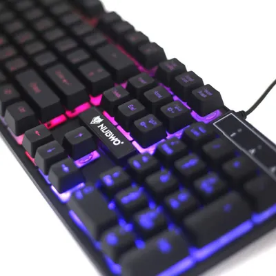 accesorios para electronica - Teclado y mouse NUBWO NKM-623 SAVITAR luces rgb gamer gaming 7