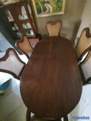 muebles y colchones - COMEDOR DE CAOBA 35000
Set entero  4