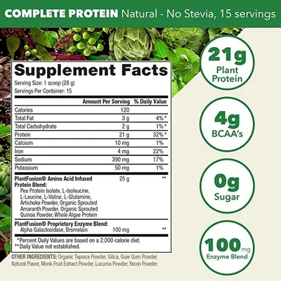 Salud y Equipamiento Médico - Proteina Vegana Natural 420g - G A $678 - G A $714 2