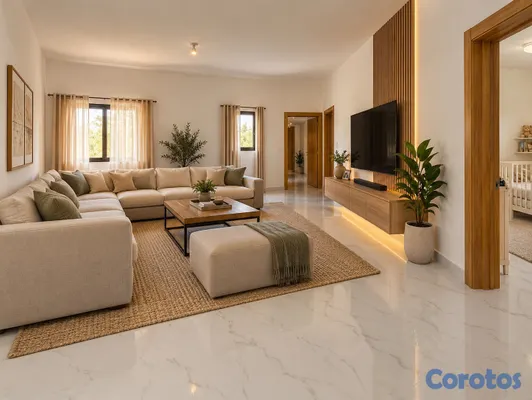 casas vacacionales y villas - Amplia villa de 4 habitaciones en Bávaro Punta Can 2