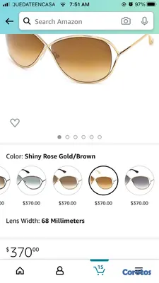 joyas, relojes y accesorios - Lentes sol Tom Ford  5