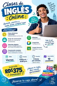  Inglés  Clases Online – Conversación y Práctica