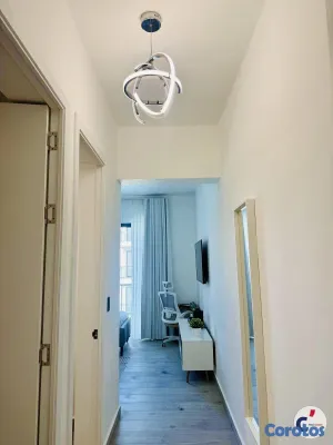 apartamentos - RENTA ELEGANTE APARTAMENTO AMUEBLADO CON VISTA PIS 18