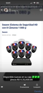 SET DE CÁMARA HD SWAN  8 CÁMARAS 