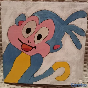 Cuadrito de Dormitorio de Amigo de Dora La Explora