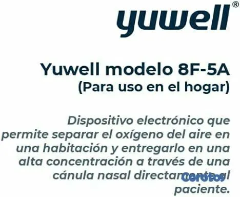 salud y belleza - Concentrador de Oxígeno Yuwell modelo 8F-5A Nuevo! 4