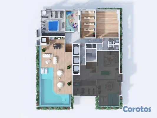 apartamentos - Exclusiva torre residencial ubicada en la avenida Enriquillo 6