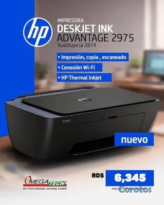 impresoras y scanners - Impresora Hp Inalámbrica Multifuncional 10