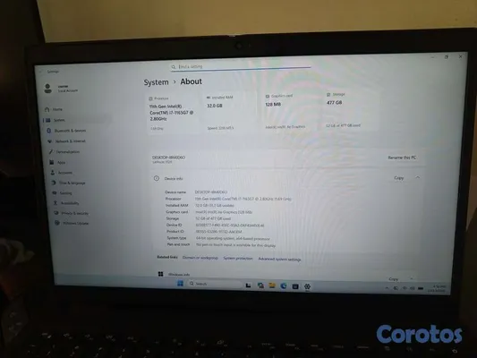 computadoras y laptops - Laptop Dell Latitude 3520 (2021) 11th Gen Intel Co 3