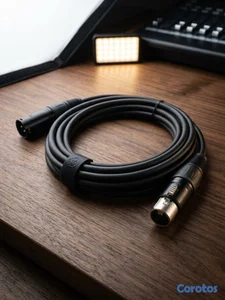 Cable para Micrófono XLR 1.5 Metros Profesional Au