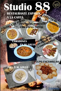 Studio 88, Restaurant Español a la Carta. A partir del día 1 de Diciembre 