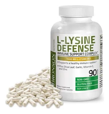 Salud y Equipamiento Médico - L-lisina 1500mg - Bronson - Unidad - Unidad A $1521 1