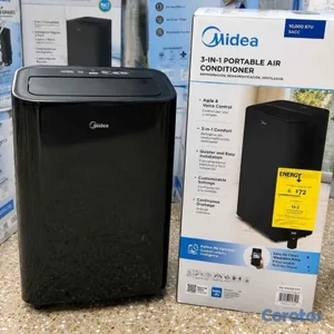 Aire Acondicionado Portatil MIDEA negro (12,000 BTU ASHRAE) 