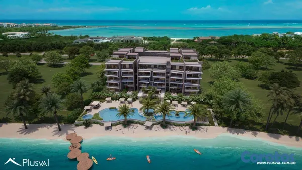 apartamentos - Elegante Apartamento de 2H + Servicio en Cap Cana con Vista al Lago. Moari by 8