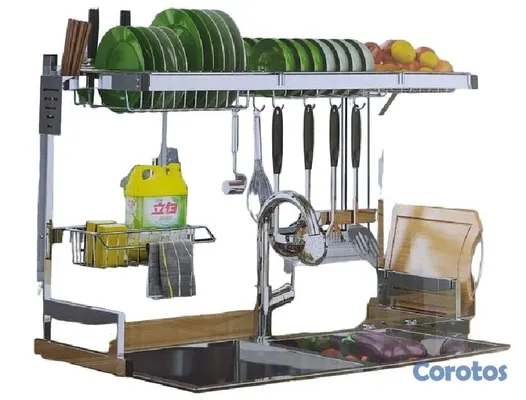 cocina - Escurridor Organizador de Platos, Vasos y Cubierto 3