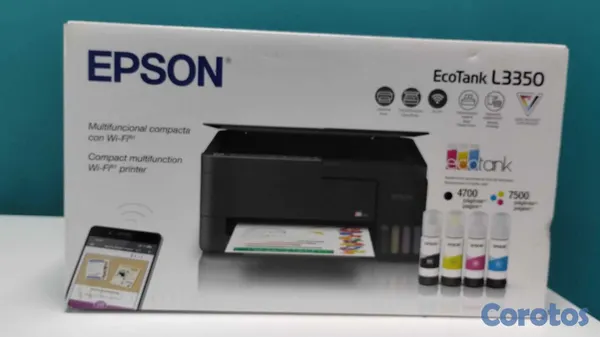 impresoras y scanners - Impresora  EPSON  Multifuncional inalámbrica Ecota 2