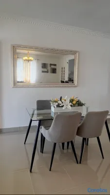 muebles y colchones - Comedor mesa de cristal  3