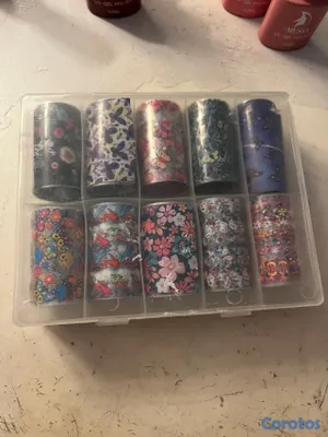 salud y belleza - Esmaltes en gel + set de foil para decoración de uñas + nail Drill 6