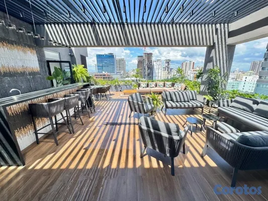 apartamentos - vendo nuevo piantini piso 8 una habitación dos baños parqueo área de lavado  13