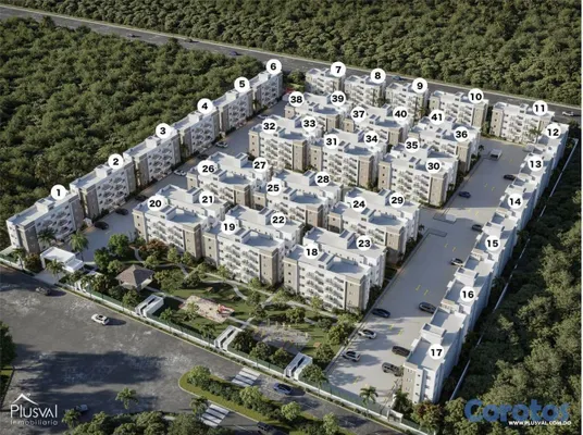 apartamentos - Apartamentos de 2 habitaciones en la ciudad Juan Bosch 6