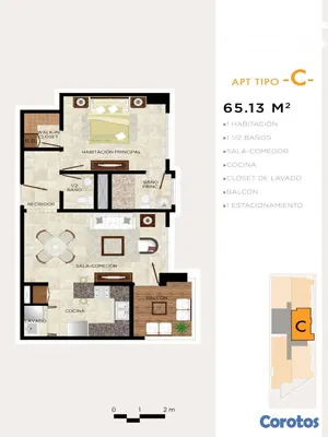 apartamentos - apartamentos en construcción 1 y2 H en Naco entrega 2020 desde US$ 125,000  8