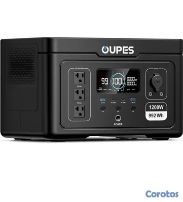 plantas e inversores - OUPES Exodus Solar Generator Portable 1200W  2