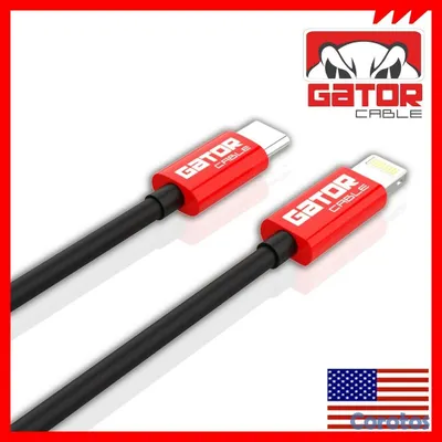 accesorios para electronica - CABLE USB-C A LIGHTNING APPLE MFI CERTIFICADO 6 PIES  5
