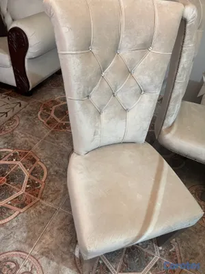 muebles y colchones - juego de comedor de 6 sillas  4