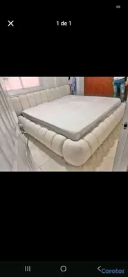 muebles y colchones - vendo vase de cama kin size  2
