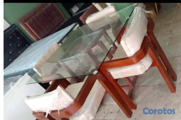 muebles y colchones - ✨ Comedores de 4 y 6 Sillas | Variedad de Diseños  5