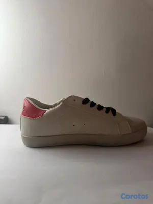 zapatos para mujer - ✨ Tenis Fashion Blanco/Plata con Brillos | Talla 38
 2