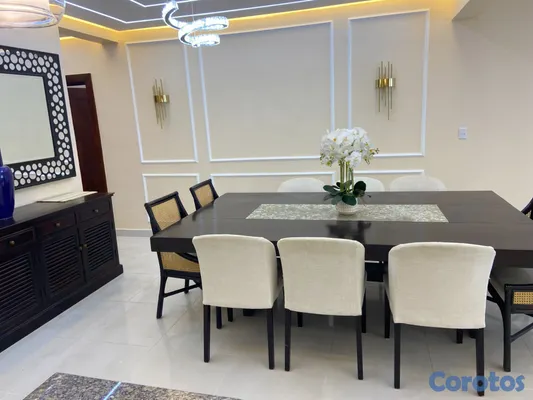 apartamentos - Apartamento Amueblado en Torre Santiago, Republica 3