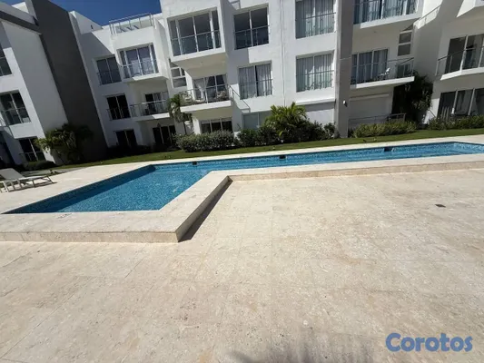 apartamentos - Cana Bay: 2 habitaciones amuebladas, piscina y 2 parqueos 4