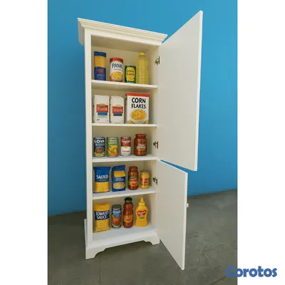 cocina - Estante de cocina blanco  2
