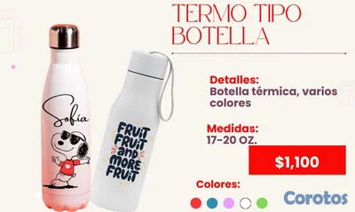 Termo tipo botella
 