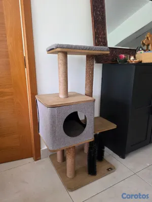 animales y mascotas - CASITA DE GATOS DE TRES NIVELES 2