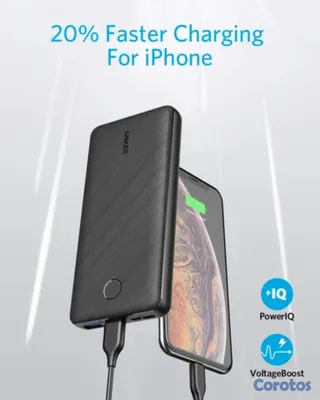 otros electronicos - CARGADOR PORTÁTIL ANKER, POWERCORE ESSENTIAL 20100MAH POWER BANK  2