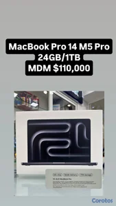 Macbook pro 14 M5 1T/24GB M.D.M