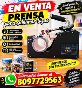 prensa para sublimar tazas 