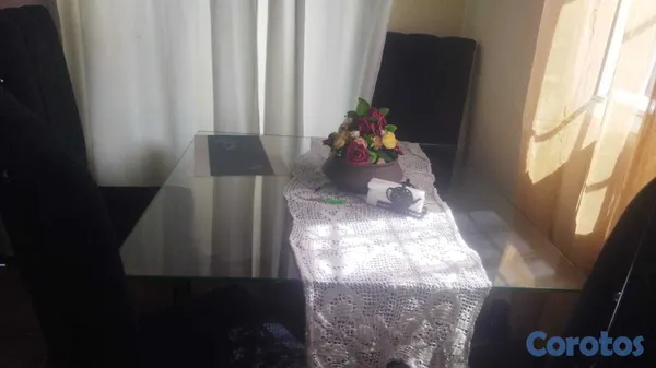 muebles y colchones - Comedor tope de cristal  2