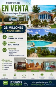 OPORTUNIDAD!, FINCA EN EL MUNICIPIO DE GUERRA EN VENTA!