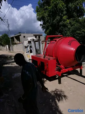 construccion e industrial - Bomba de arrastre y trompo de hormigón  2